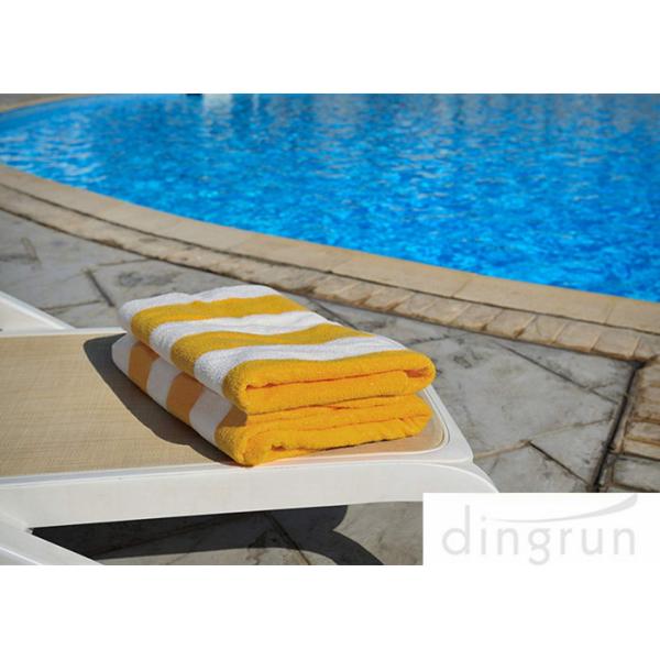 Stripe Cotton Bath Towels Plain Woven 30