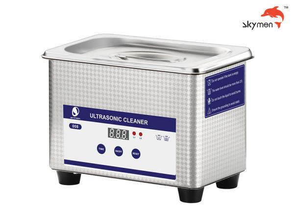 40KHz Industrial Ultrasonic Cleaner 0.8L 60W For Contact Lens / Glass Shaver