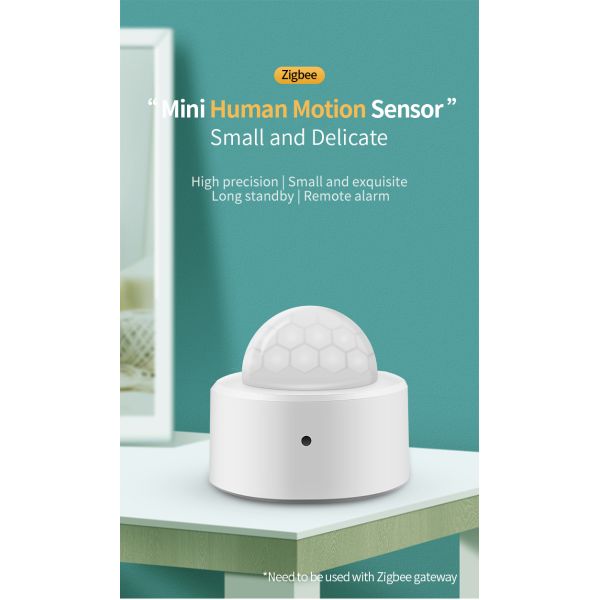 ODM Smart Home Sensors Mini Wireless Zigbee Pir Motion Sensor Pet Friendly