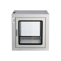 Caja de pases de acero inoxidable. Puerta convexa de trabajo pesado y bloqueo mecánico. Grado industrial.