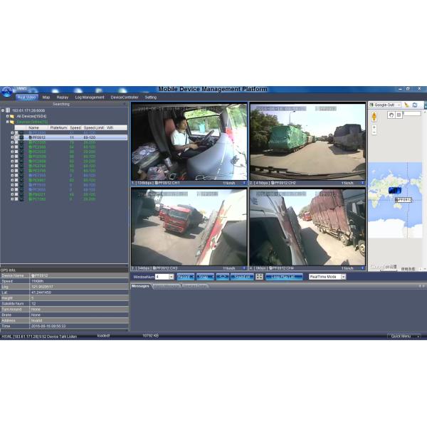 Security Cycle Recording 1080P Car DVR with 2TB Data Storage Observation