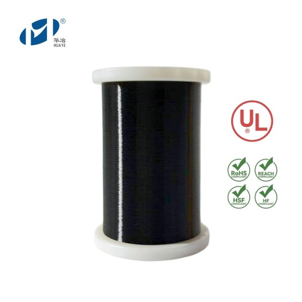 Polyurethane Black Enameled Copper Round Wire 0.050mm Diameter Ultra Fine Magnet Wire