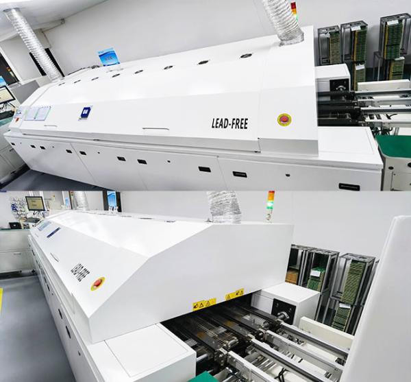 Forno do Reflow do PWB de Oven Machine RF-H600 I 50mm 400mm do Reflow de 6.5KW SMT