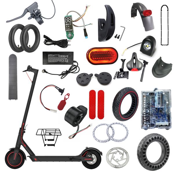 Black Scooter License Plate Frame Xiaomi Pro 2 Parts Scooter Number Plate Frame