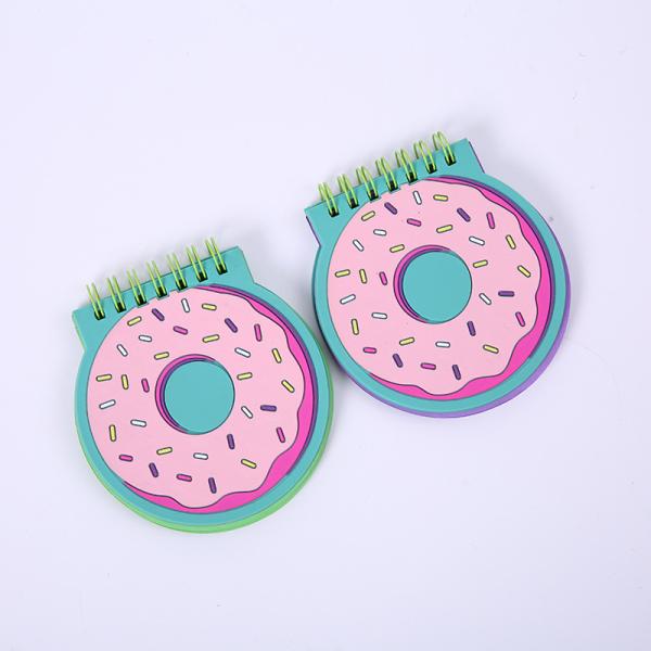 Креативный дизайн мультфильма ПВХ покрытие свободный листовой блокнот для портативного записи