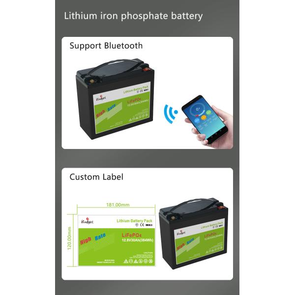 Lead Acid 12v 30ah Lithium Battery Power Lifepo4 For Emergency Street Light