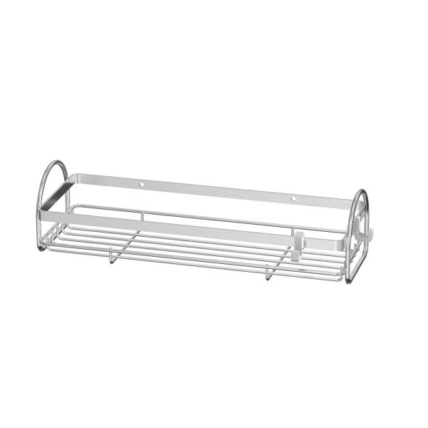 No-Drilling Wall-Mounted Shower Caddy stainless steel Easy Install Space-Saving Organizer Rack for Bathroom shower organizers