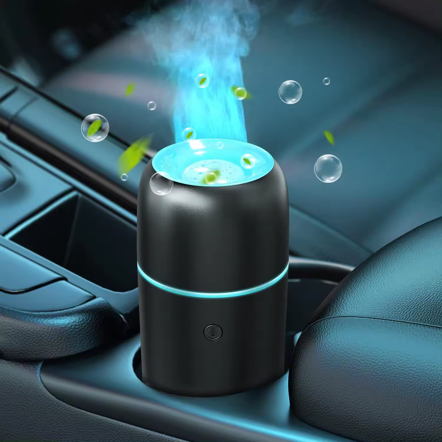 100ml Mini Portable USB Fire Flame Humidifier Car Perfume Diffuser Air Freshener Diffuser Essential Oils for Car
