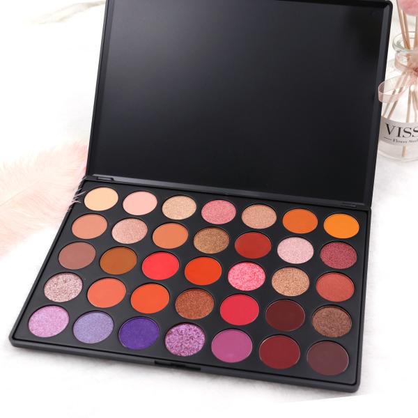 Waterproof 35 Color 160g Satin Finish Eyeshadow For Mature Eyes