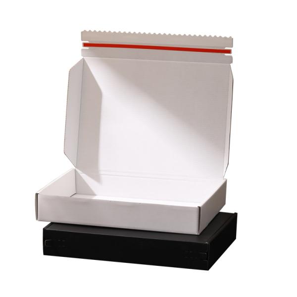 Логотип Печатный черный бумажный цип Отсоединяемый посылка Посылка почтовый ящик Упаковка для маскара