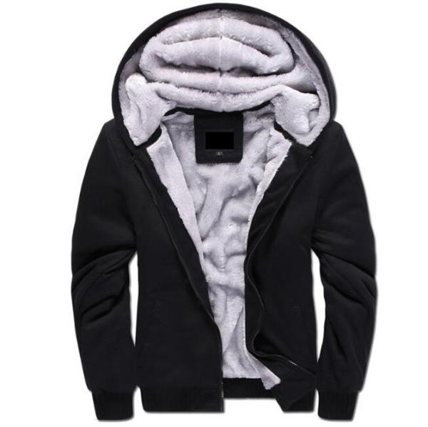 OEM Zipper Mens Pullover Sweater Long Sleeve Winter Men Fur Hoodie 100% Cotton