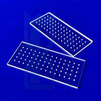 High Purity Heat Resistant Shape Quartz Glass Plate ±0.02mm Tolerance Customized For High Temperature