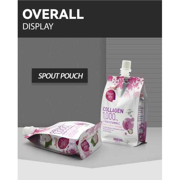 Саше напитка LDPE веселое упаковывая жидкость 1000mg с центральным Spout