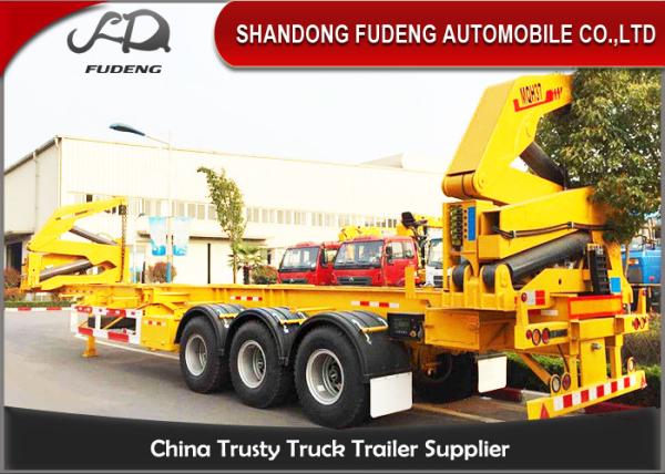20 - 53ft Swing Lift Container Trailers / Diesel Engine Container Lift Trailer 