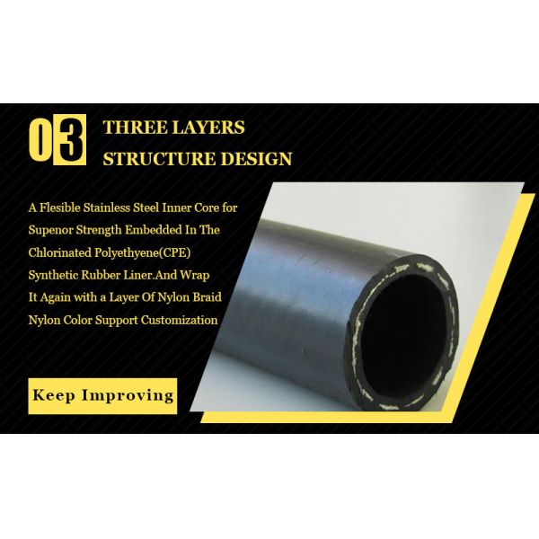Fuel Tubing Anti Kink Design Long Lifespan Easy Install Stable Flow