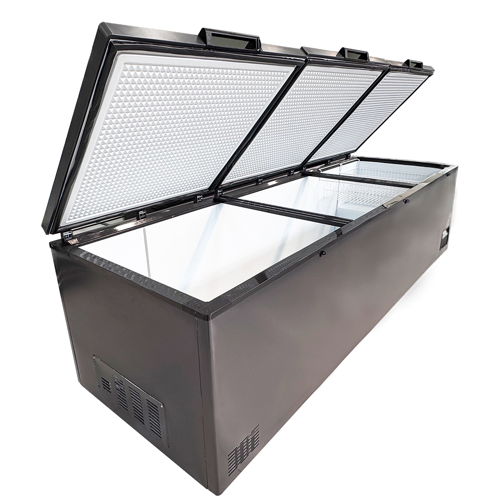 Commercial Grade Chest Freezer with 1451 Liter Volume, Strong Air Circulation for Rapid Freezing and Long Term Storage