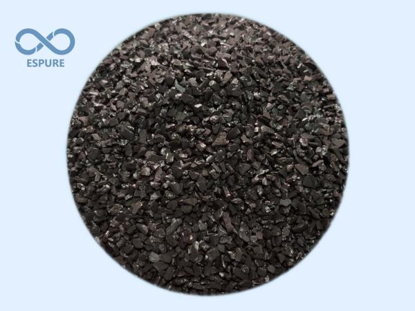 1500 mg/g de Carvão Ativado de Casca de Coco ¥ 20*50 Grânulos de malha, a granel, certificados ISO e NSF
