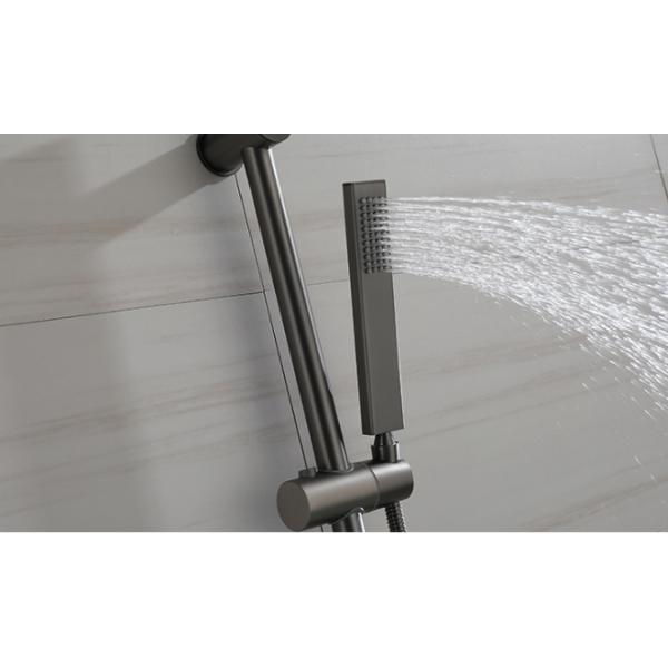 Leakproof OEM Gray Hot Cold Copper Bathtub Faucet