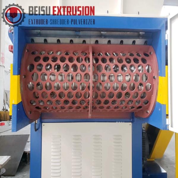 Waste Recycling Plastic Single Shaft Shredder Machine For Pipes/Sheet/Profile/Lumps/barrels