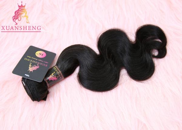 Virgin Cuticle Aligned Malaysian Human Hair , Body Wave Virgin Unprocessed Hair