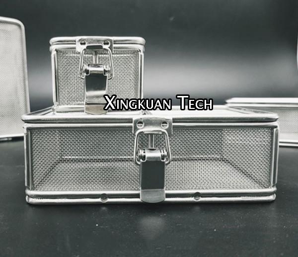 Stainless Steel 304 Precision Cleaning Tray With Locked Cover For Hospital