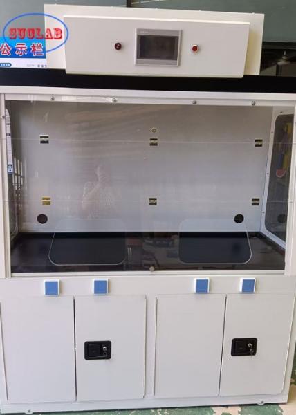 Chemical Resistant Phenolic Resin Working Surface Filter Fume Hood for Noise Level ≤60dB in Laboratory Air Filtration
