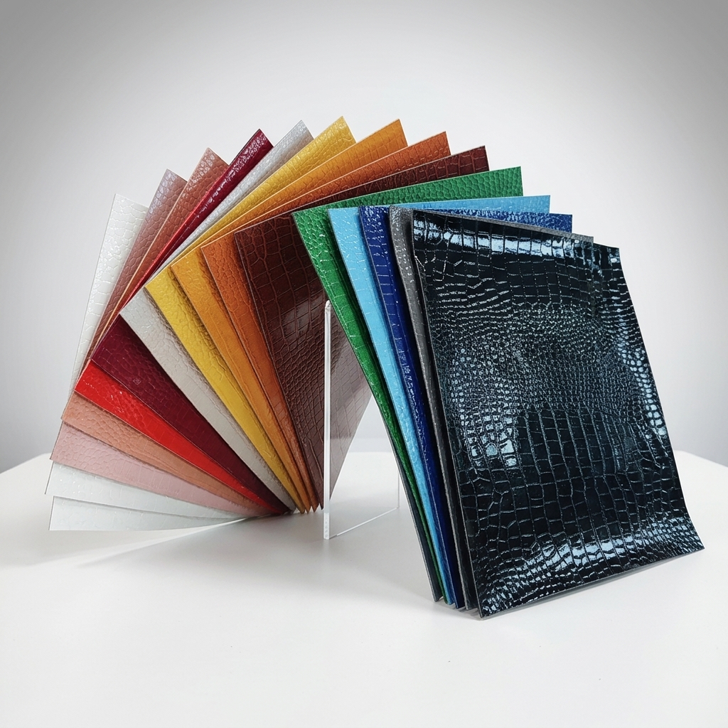 PU Anti Mold Non Woven Backing Synthetic Leather for Shoes Bags Sofas Apparel