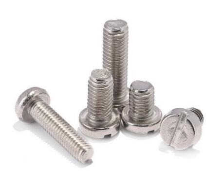 DIN85 Slotted Pan Head Machine Screw / Carbon Steel Pan Head Screw M8x30 Size