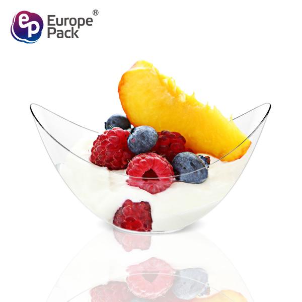 Newest and hot sale party Catering Wedding Mini ice cream sauce pudding plates dishes