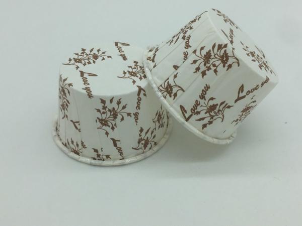 Wedding PET Baking Cups Round Shape Disposable Packaging Souffle Muffin Cup