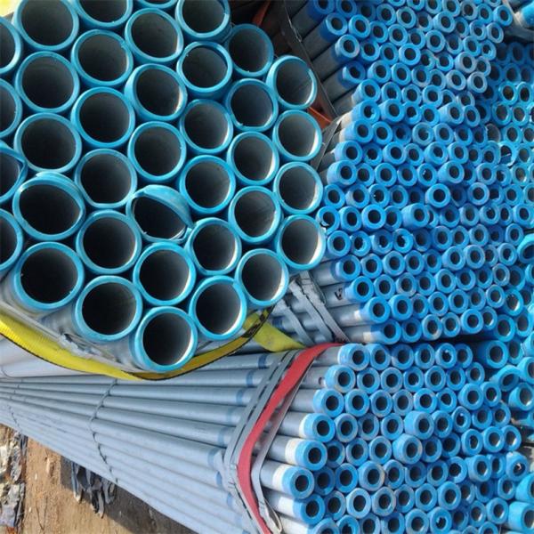 Comprimento galvanizado mergulhado quente de solda da tubulação de aço 12m 6m da programação 40