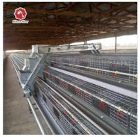 Un type 90/96/120/128/160 oiseaux posent le système de cage de poulet cultivant 3 rangées