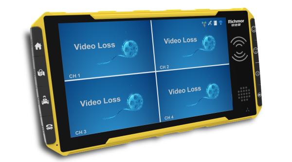 Touch Screen 1080P AHD Video Input Smart Mobile DVR Camera With Built In 3G 4G Module