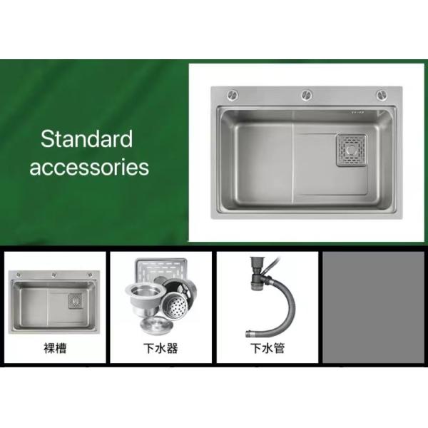 Кухонная раковина рабочего места толщины 3.5mm Handmade с разделочной доской