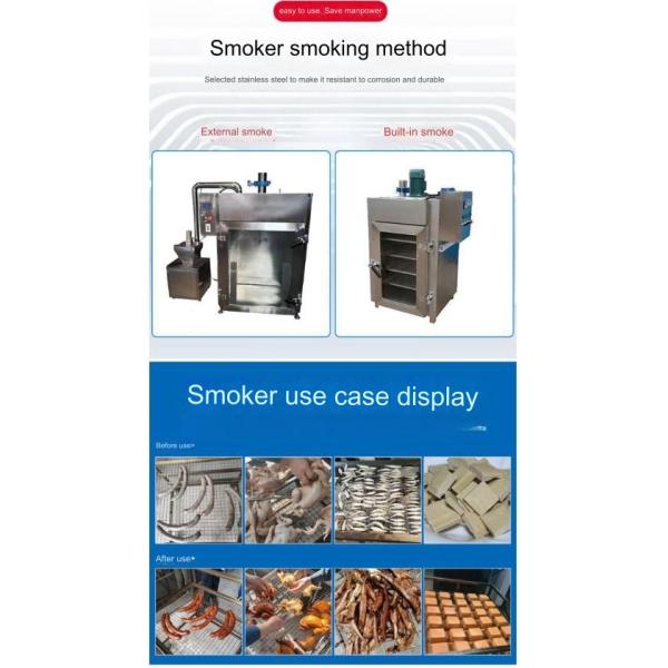 27kw Commercial Electric/Gas Chicken Smoker Fish Sausage Meat Smoking Machine at Best