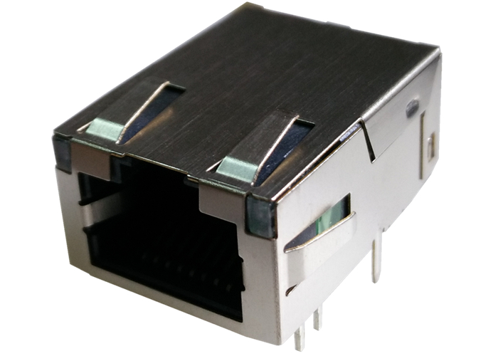 1368398-6 Magnetics 1368398-7 Платы-вверх 10/100/1000 гигабита PCB низкопрофильного Rj45