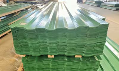 FRP Gel-Coated Corrugated Sheets Gel-Coat Glossy Surface  Anti-Aging