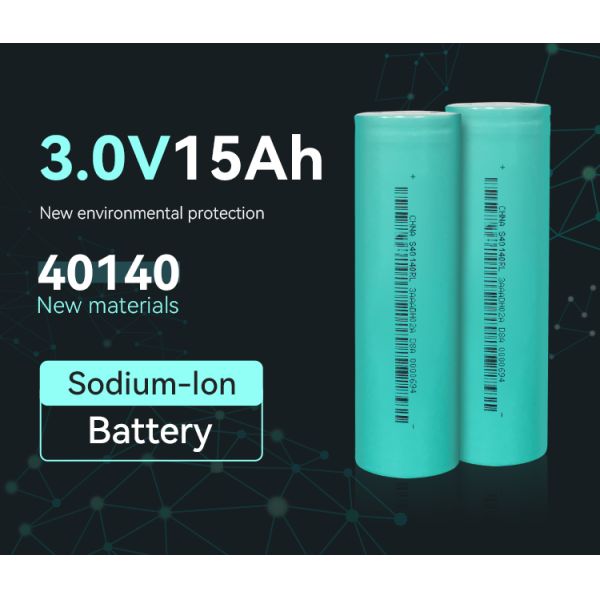 Exliporc 40140 High Rate Sodium Ion Battery 15Ah 3V Na Battery Cell with 2000 Cycles for Electric Bike Scooter