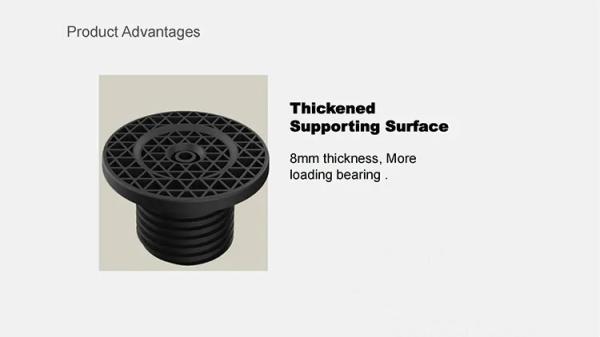 Weather Resistant Round Versatile Adjustable Plastic Pedestal For Various Applications