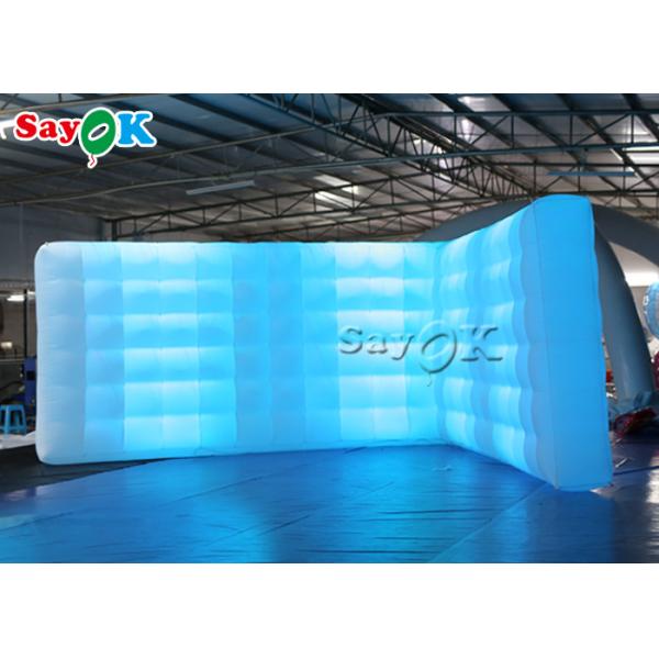 Custom Made Party Led Light 5x2.5mH Inflatable Air Wall