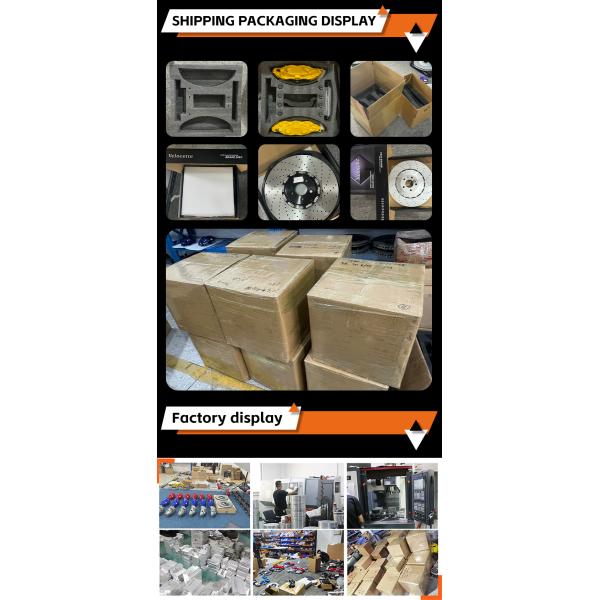 Racing Brake Pad 4 Piston F50 Auto Brake Caliper Big Brake Kit FOR MERCEDES-BENZ