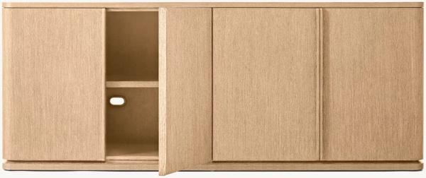 Bedroom Console Table Furniture With Roller Shutter Door Cabinet And Customizable Size