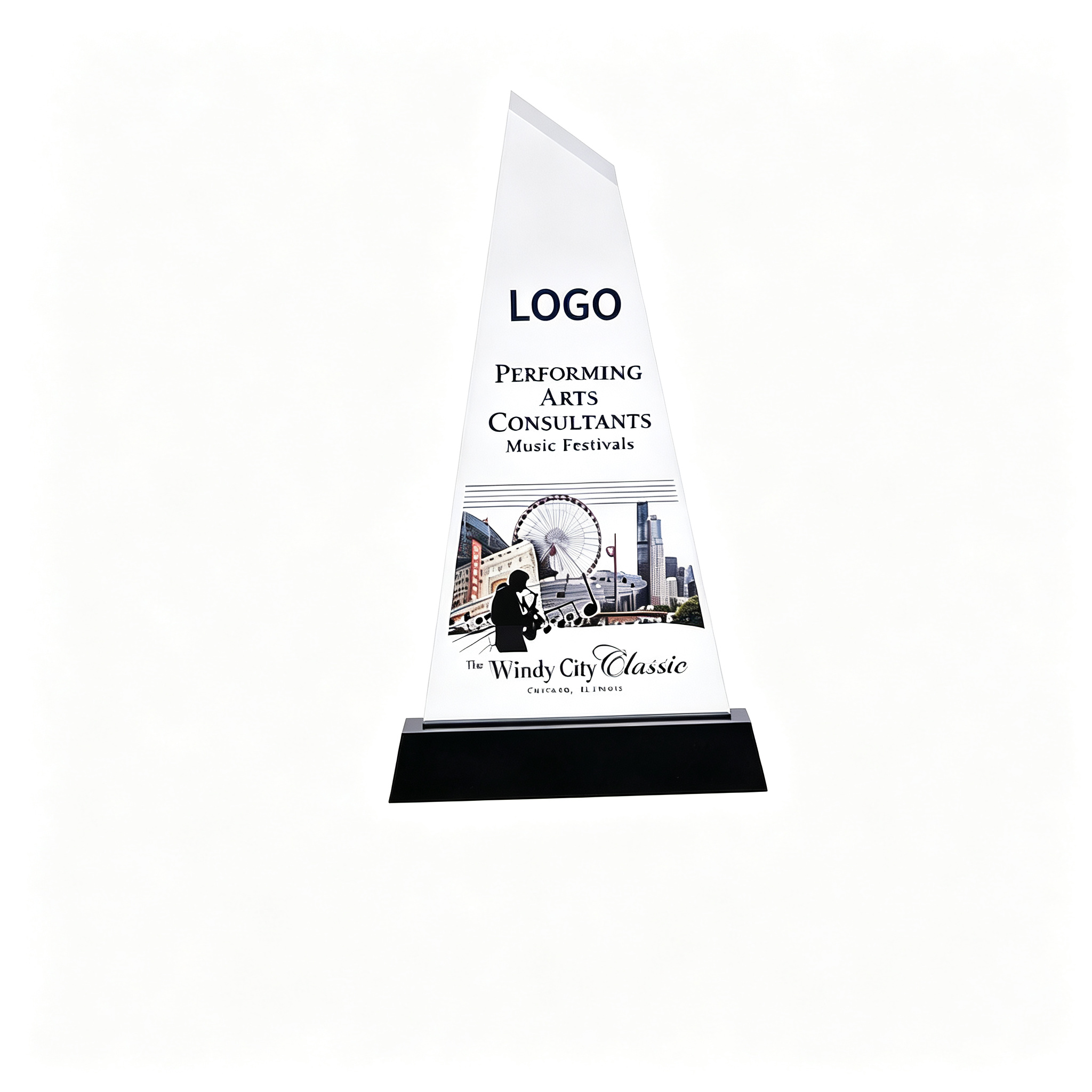 Custom Acrylic Trophy & Award Plaque, Clear Acrylic Recognition Award, Multiple
