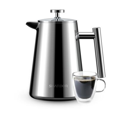 vácuo de aço inoxidável 13.4*20.5cm do potenciômetro do café do atuador 1000ml/34oz