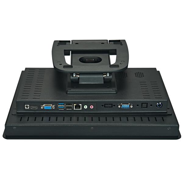 Monitor de pantalla táctil industrial de 21,5 pulgadas 1920*108 IP65 con PLC/Robot HMI integrado, pantalla LCD de montaje en panel plano capacitiva/resistiva