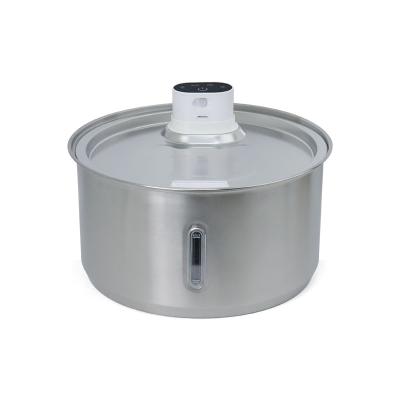 Pets Products Stainless Steel Cat Water Fountain With Water Level Window ABS Material