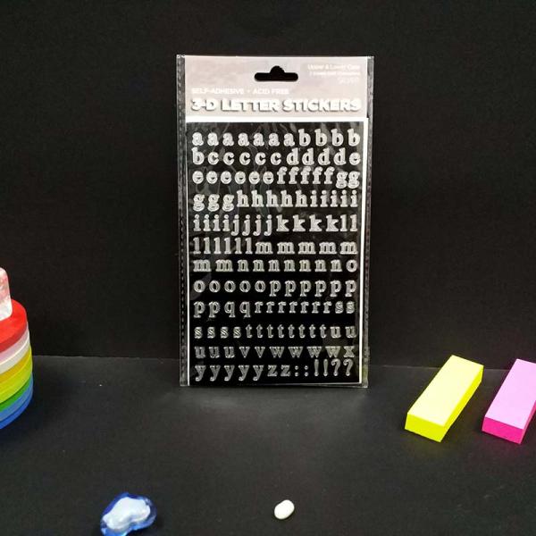 стикеры письма винила сброса 3D падают пластиковый стикер PVC водоустойчивый