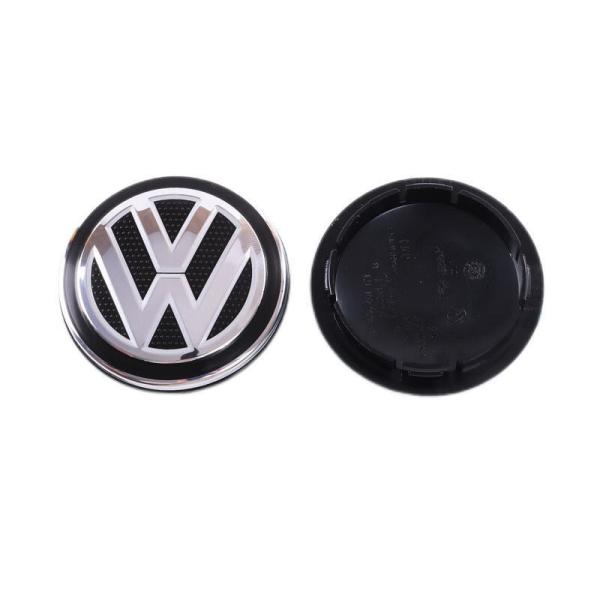 Volkswagen Car Wheel Center Cover in Plastic 68mm 56mm with Blue Customized Design