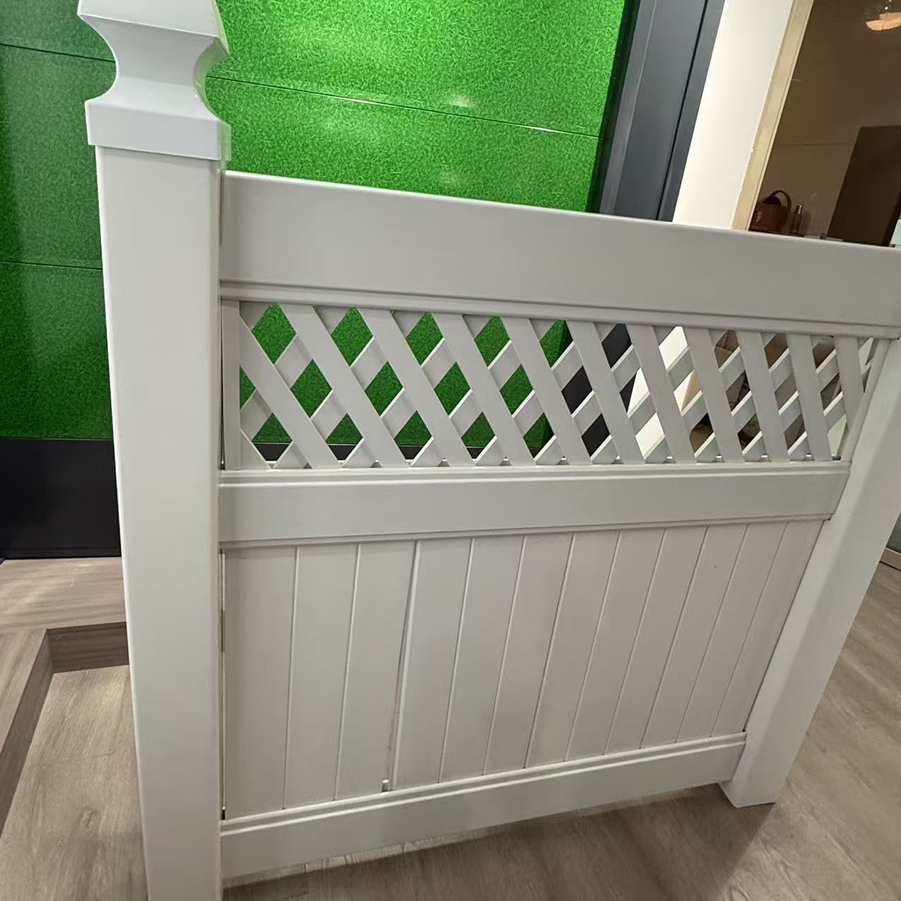 Rust proof plastic pvc fencing Garden Sight Block Wall