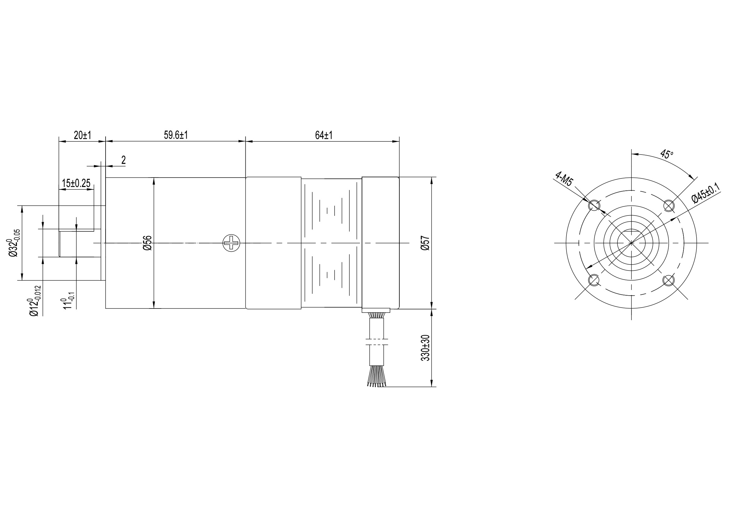 Мотор NEMA23 24v 57mm коробки передач порошковых металлургий 100 Rpm для оптически ворот турникета